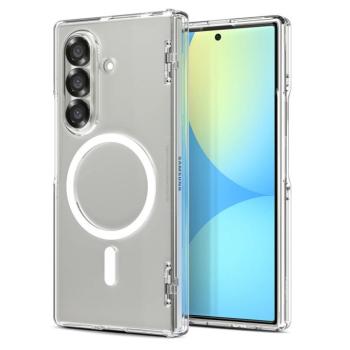 Spigen Ultra Hybrid Pro Magfit Samsung Galaxy Z Fold 7 tok, MagSafe, átlátszó kép
