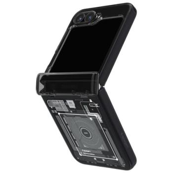 SPIGEN ULTRA HYBRID PRO ZERO ONE műanyag telefonvédő (ütésállóság, légpárnás keret, wireless) FEKETE Samsung Galaxy Z Flip6 5G (SM-F741) kép