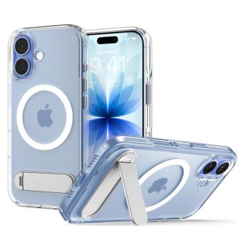 Spigen Ultra Hybrid S MagFit Apple iPhone 17 tok, MagSafe, Clear White, átlátszó-fehér kép