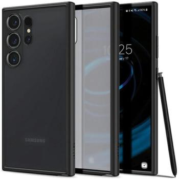 Spigen Ultra Hybrid Samsung S24 Ultra S928 fagy fekete tok kép