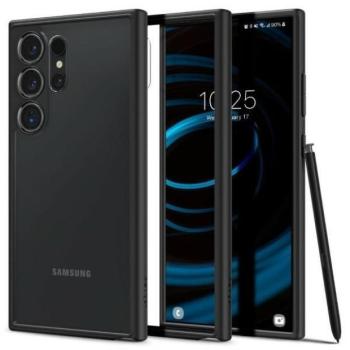 Spigen Ultra Hybrid Samsung S24 Ultra S928 matt fekete tok kép