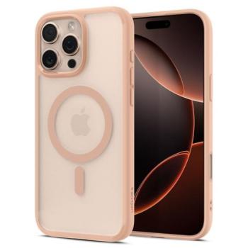 SPIGEN ULTRA HYBRID T MAG műanyag telefonvédő (ütésállóság, légpárnás keret, MagSafe) ROZÉARANY Apple iPhone 16 Pro Max kép