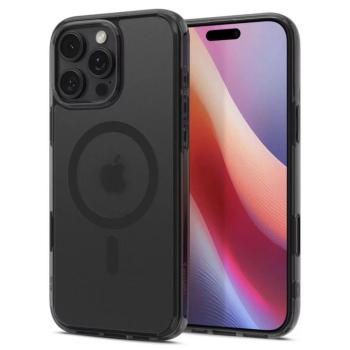 Spigen Ultra Hybrid T MagFit Apple iPhone 16 Pro tok, MagSafe, Frost Black, fekete kép