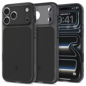 Spigen Ultra Hybrid T MagFit Apple iPhone 17 Pro tok, MagSafe, Matte Black, fekete kép