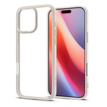 Spigen Ultra Hybrid tok iPhone 16 Pro Max - átlátszó bézs szegéllyel kép