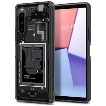 SPIGEN ULTRA HYBRID ZERO ONE műanyag telefonvédő (közepesen ütésálló, légpárnás keret) FEKETE Sony Xperia 10 V (XQ-DC54) kép