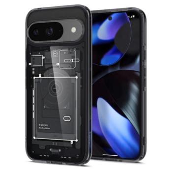 SPIGEN ULTRA HYBRID ZERO ONE műanyag telefonvédő (ütésállóság, légpárnás keret) FEKETE Google Pixel 9 Pro, Pixel 9 kép