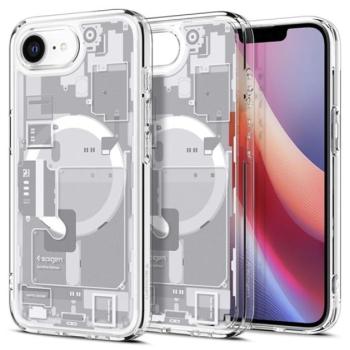 SPIGEN ULTRA HYBRID ZERO ONE műanyag telefonvédő (ütésállóság, légpárnás keret, MagSafe) FEHÉR Apple iPhone 16e kép