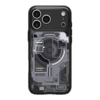 SPIGEN ULTRA HYBRID ZERO ONE műanyag telefonvédő (ütésállóság, légpárnás keret, MagSafe) FEKETE Apple iPhone 17 Pro kép