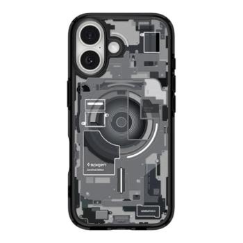 SPIGEN ULTRA HYBRID ZERO ONE műanyag telefonvédő (ütésállóság, légpárnás keret, MagSafe) FEKETE Apple iPhone 17 kép