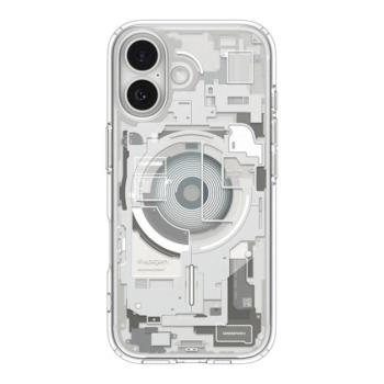 SPIGEN ULTRA HYBRID ZERO ONE műanyag telefonvédő (ütésállóság, légpárnás keret, MagSafe) TITÁNSZÜRKE Apple iPhone 17 kép