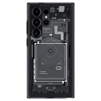 SPIGEN ULTRA HYBRID ZERO ONE műanyag telefonvédő (ütésállóság, légpárnás keret) SÖTÉTSZÜRKE Samsung Galaxy S24 Ultra (SM-S928) kép