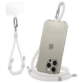 Spigen Universal Strap Set Crossbody &amp; Wrist univerzális nyak- és csuklópánt szett - fehér kép