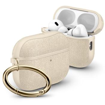 Spigen Urban Fit Apple AirPods Pro 3 tok karabinerrel, Dune Beige, bézs kép