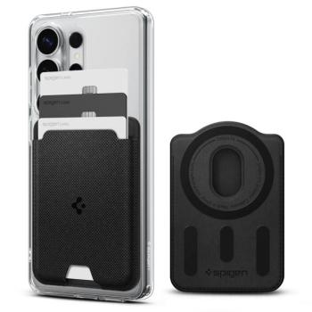 Spigen Urban Fit mágneses kártyatartó, MagSafe, Black, fekete (3db kártyához) kép
