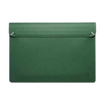 Spigen Valentinus Laptop Sleeve tok, 14&quot;, zöld kép