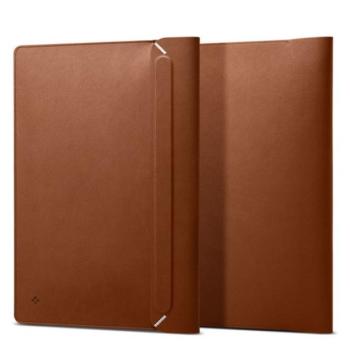 Spigen Valentinus Laptop Sleeve tok, 16&quot;, barna kép
