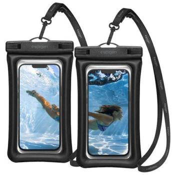 Spigen vízálló tok A610 univerzális 2db fekete kép