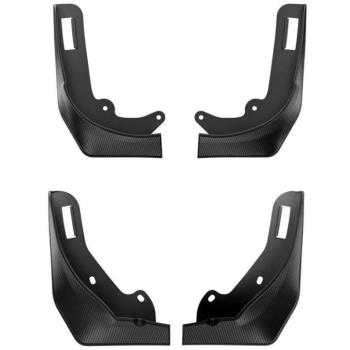 Spigen WeatherBloc Mud Flaps Tesla Model Y (2020 - 2024) sárfogó szett, karbon minta, TO301, fekete kép