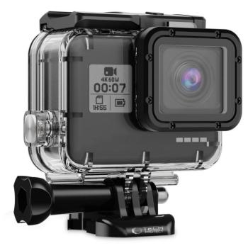 Sportkamera tok, GoPro Hero 5 - 7 sportkamerákhoz, vízálló, Tech-Protect GA200 WaterProof Case, átlátszó kép