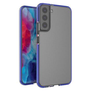 Spring case gél tok színes Samsung Galaxy S22 + (S22 Plus) sötétkék kép