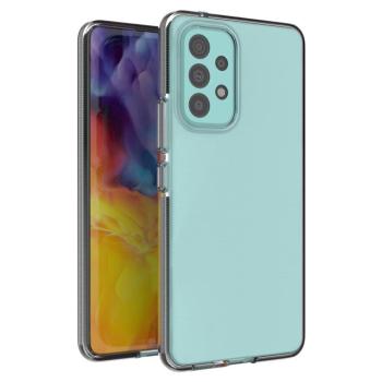Spring case tok gél TPU tok színes Samsung Galaxy A73 fekete kép