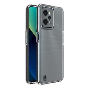 Spring Case tok Realme C31 szilikon tok kerettel fekete kép