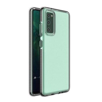 Spring tok Tiszta TPU gél védőtok színes tok Samsung Galaxy A72 4G fekete kép