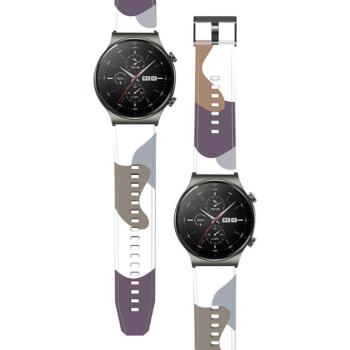 Strap Moro Csereszíj Huawei Watch GT2 Pro csereszíj Camo fekete (10) tok kép