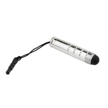 Stylus for érintőképernyők - mini univerzális audio Jack - ezüst kép