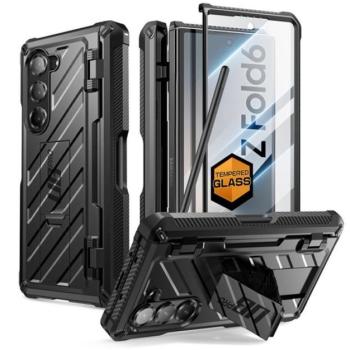 SUPCASE UNICORN BEETLE PRO műanyag védő (360°-os védelem, erős ütésállóság, műanyag előlap) FEKETE Samsung Galaxy Z Fold6 5G (SM-F956) kép