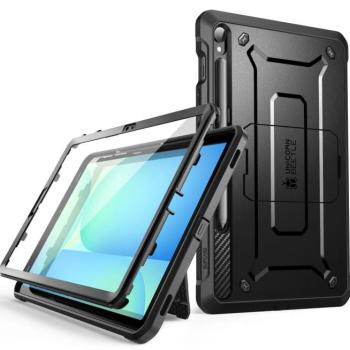 Supcase Unicorn Beetle Pro Samsung Galaxy Tab S9 FE / Tab S10 FE / S9 / S10 Lite ütésálló tok kitámasztóval, fekete kép