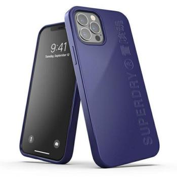 SuperDry Snap iPhone 12/12 Pro biológiailag lebomló kék tok kép
