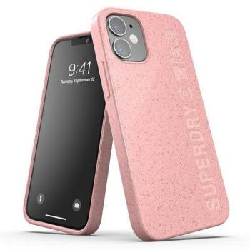 SuperDry Snap iPhone 12 mini biológiailag lebomló rózsaszín tok kép