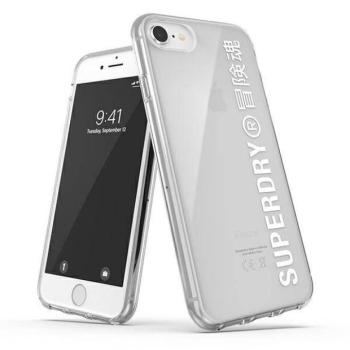 SuperDry Snap iPhone 6/6s/7/8/SE 2020 / SE 2022 átlátszó fehér tok kép