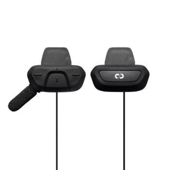 SUPERTOOTH ROAMEE kerékpáros bluetooth fülhallgató SZTEREO (v5.1, TWS, mikrofon, bukósisakra, INTERCOM, IP66) FEKETE kép