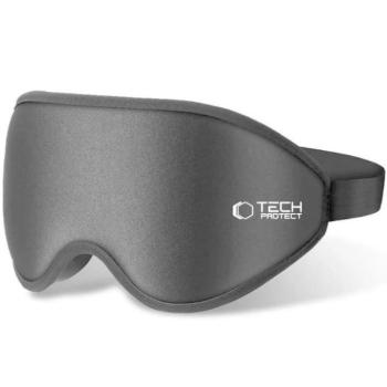Szemtakaró, alvómaszk, alváshoz, állítható pánttal, TP EyeShade, szürke kép