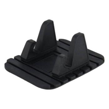 Szilikon Car Phone Holder Portál asztali állvány fekete kép