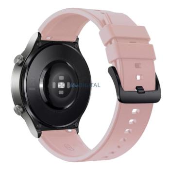 Szilikon csereszíj Huawei Watch GT 2/3/4/2 Pro/3 Pro/GT 2e (46mm) - halvány rózsaszín kép