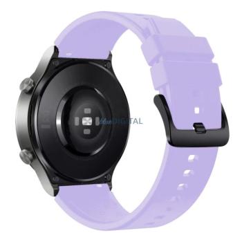 Szilikon csereszíj Huawei Watch GT 2/3/4/2 Pro/3 Pro/GT 2e (46mm) - lila kép
