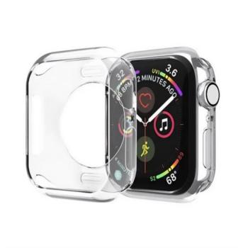 Szilikon keret ÁTLÁTSZÓ Apple Watch Series 9 45mm, Watch Series 8 45mm, Watch Series 7 45mm kép