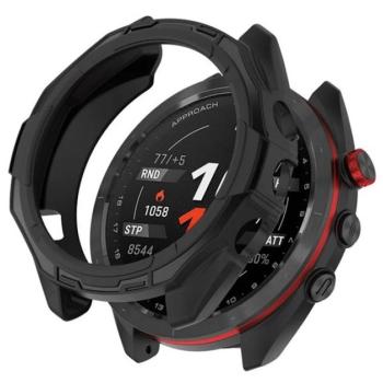 Szilikon keret (BUMPER, ütésálló) FEKETE Garmin Approach S70 (47mm) kép
