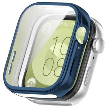 Szilikon keret (BUMPER, ütésálló) SÖTÉTKÉK Huawei Watch Fit 3 kép