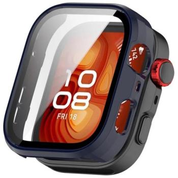Szilikon keret (BUMPER, ütésálló) SÖTÉTKÉK Huawei Watch Fit 4 Pro kép