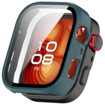 Szilikon keret (BUMPER, ütésálló) SÖTÉTZÖLD Huawei Watch Fit 4 Pro kép