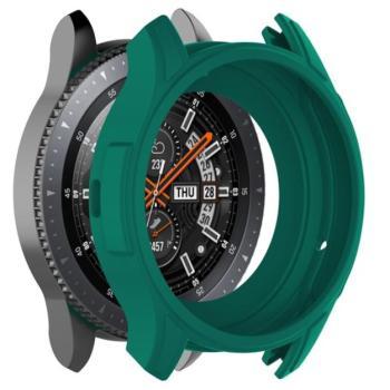 Szilikon keret (BUMPER, ütésálló) SÖTÉTZÖLD Samsung Gear S3 Frontier (SM-R760), Galaxy Watch 46mm (SM-R800N) kép