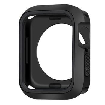 Szilikon keret (ütésálló) FEKETE Apple Watch Series SE 40mm, Watch Series 6 40mm, Watch Series 5 40mm  kép