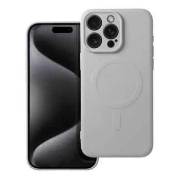 Szilikon Mag Cover tok Magsafe kompatibilis iPhone 15 PRO MAX titánium kép