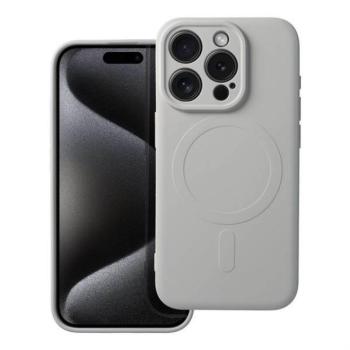 Szilikon Mag Cover tok Magsafe kompatibilis iPhone 15 PRO titánium kép