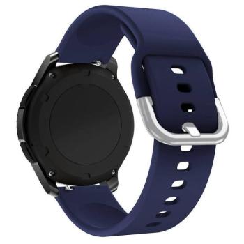 Szilikon szíj TYS smartwatch szalag okosórákhoz univerzális 22mm sötétkék kép